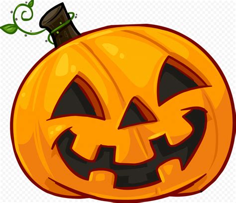 Cartoon Halloween Pumpkin Illustration Happy Face Citypng