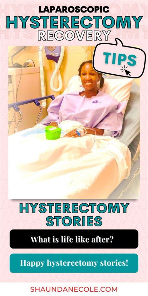 Hysterectomy Recovery Tips Laparoscopic Care Package Planning Happy
