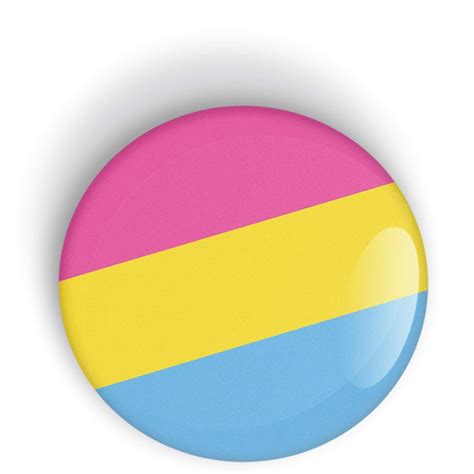 Pansexual Pride Flag Pin Badge Button Or Fridge Magnet Lgbt Lgbtq
