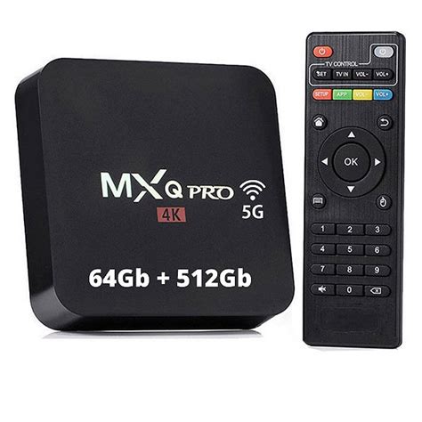 Tv Box Mxq Pro 4k 64gb 512gb Wi Fi 5g Mvm Variedades