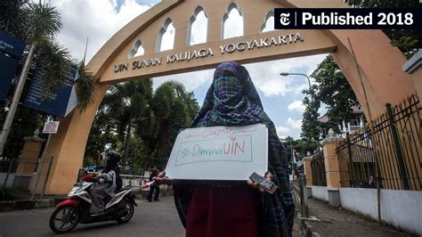 ban on face veils at indonesian university lasted just a week the new york times