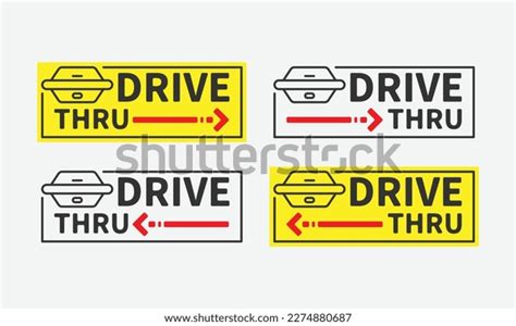 Drive Thru Symbol Icon Design Vector Stock Vector Royalty Free