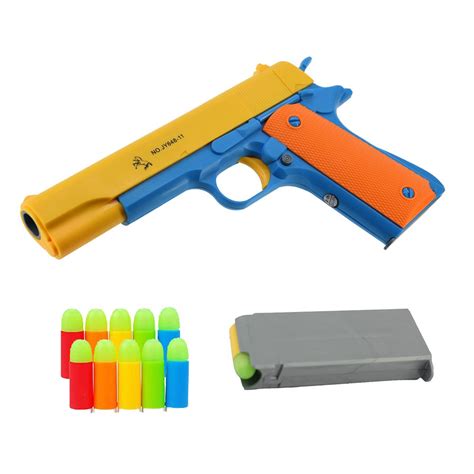 Buy Teanfa Classic Colt Toy With Soft Bullets Ejecting Magazine