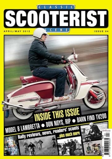 Classic Scooterist Magazine Apr May 2012 Back Issue