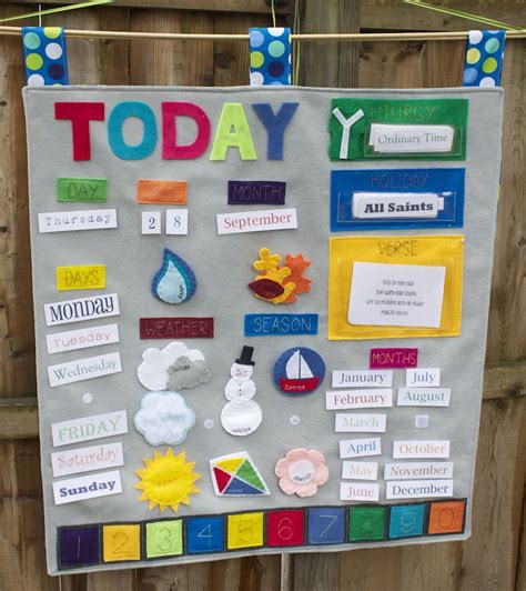 Handmade By Meg K Our Diy Learning Calendar From The Blog Kids