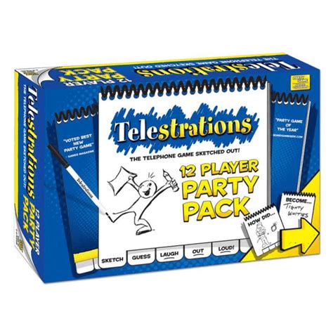 Get USAopoly Telestrations® 12 Player: The Party Pack and other Toys ...