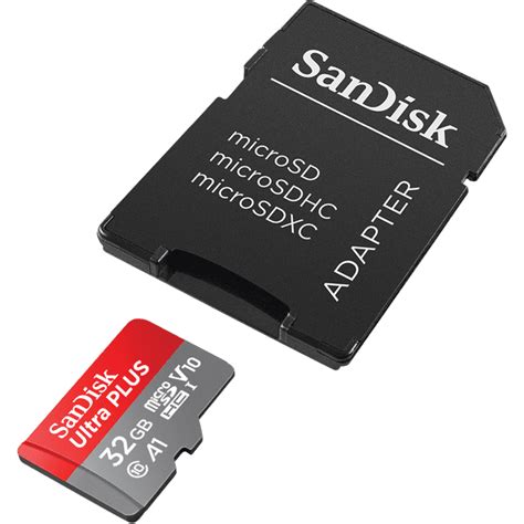 Sandisk Ultra Plus Microsdhc Uhs I Card 32gb With Adapter