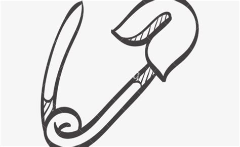 Safety Pin Coloring Page Sketch Coloring Page Theme Loader
