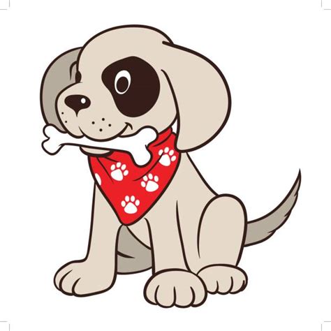 Best Dog Bandana Illustrations Royalty Free Vector Graphics And Clip Art
