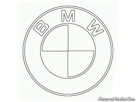 Bmw Logo Coloring Page Coloring Pages