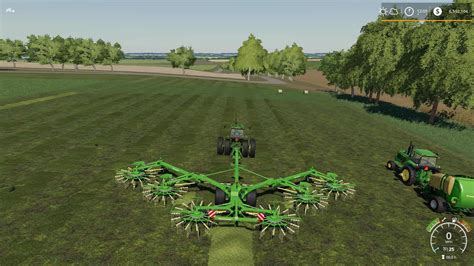 Krone Swadro Multifunction Rake Tedder V10 Fs19 Farming Simulator