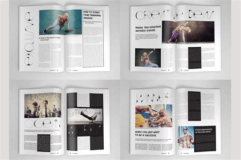 Creative Magazine Templatejust 10 Magazine Template Templates