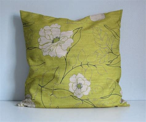 Floral Celadon Lime Green Decorative Throw By Ainthatastitch 5000