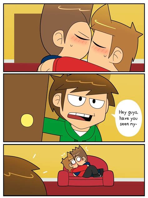 Comic Dub Eddsworld Tomtord Kissing In Tomtord Comic Tomtord Funny Drawings