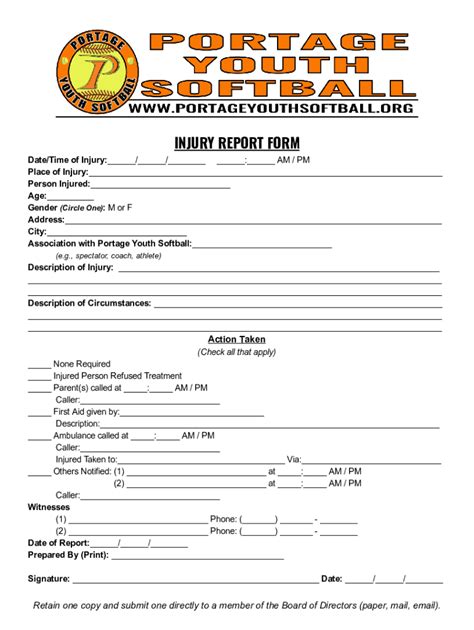 Fillable Online Pdf Usa Volleyball Incident Report Form Fax Email Print