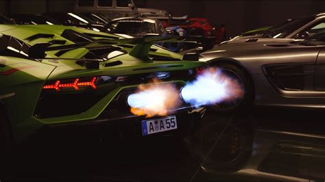 Novitec Lamborghini Aventador Svj Flames Youtube