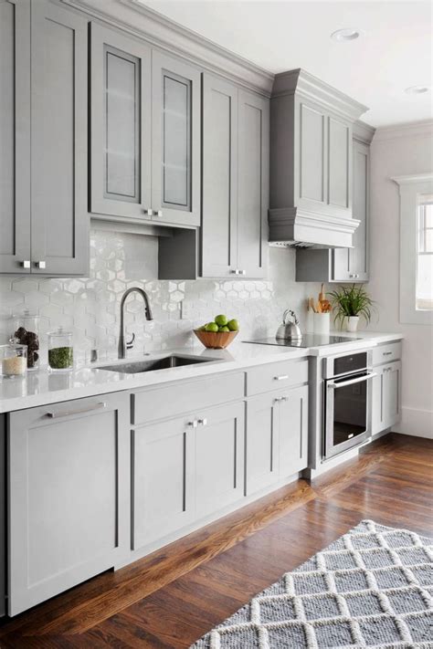 50 Light Gray Kitchen Cabinets Cool And Moody Grey Cabinets Grey