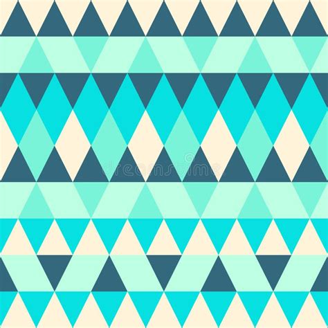 Seamless Colorful Abstract Triangles Pattern Stock Vector