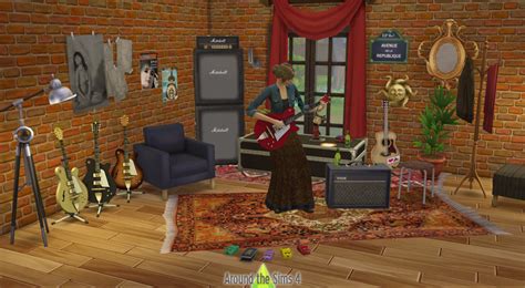 Around The Sims 4 Custom Content Download Objects Guitar Players
