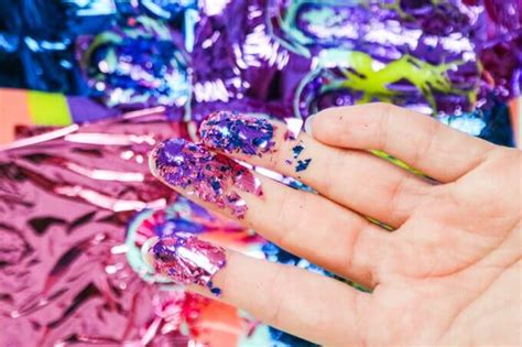 Foil Slime With Color Gold Leaf Sheets And White Glue Slime Recipe