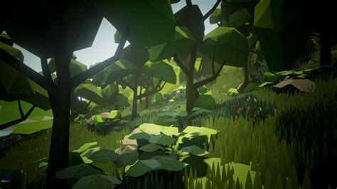 Olberts Low Poly Forest By Whitman And Olbert In Environments Ue4