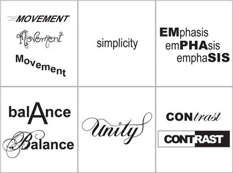 Graphic Design Principles And Elements Typography Design Design