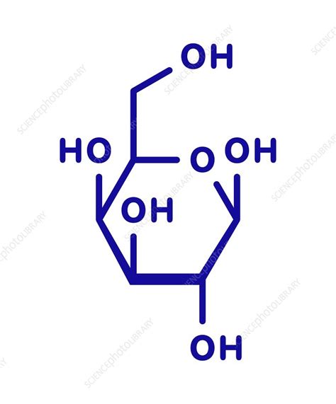 Galactose Sugar Molecule Illustration Stock Image F0305673