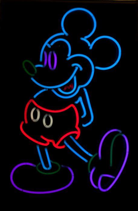 Blackisblack Neon Signs Neon Mickey Mouse