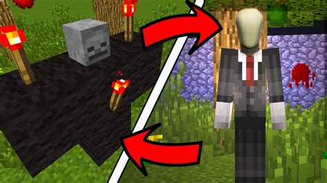 How To Spawn The Slenderman In Minecraft Slenderman Addon Youtube