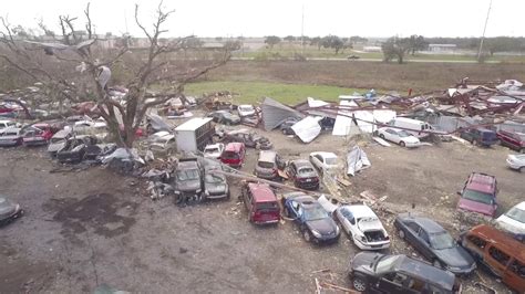 New Orleans East Tornado Hits Rands Towing Lot Youtube
