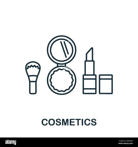 Cosmetics Icon From Makeup And Beauty Collection Simple Line Element