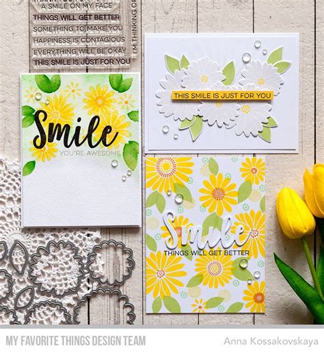 Plentiful Petals All Smiles Mft July 2017 Card Kit Release — All Smiles