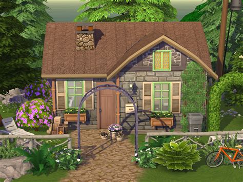 The Sims Resource Starter Cottage No Cc