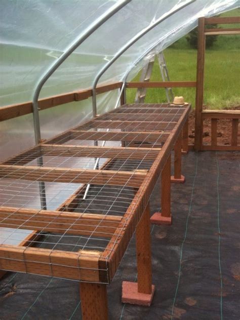 Irrespective of the building materials chosen operating theatre whether benches are to be there are as well capital free operating theater. greenhouse benches | Greenhouse benches, Backyard greenhouse, Greenhouse interiors