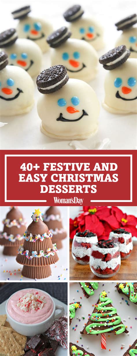 57 Easy Christmas Dessert Recipes Best Ideas For Fun Holiday Sweets