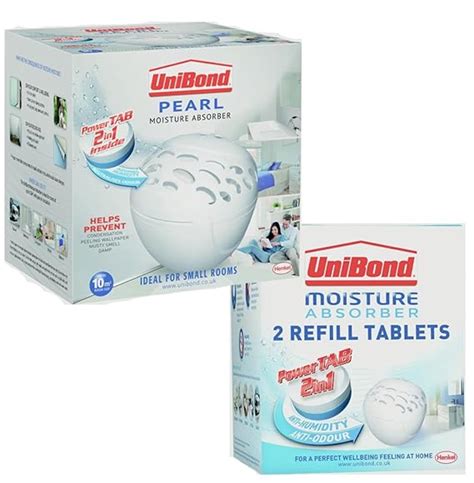 Unibond Pearl Moisture Absorber Device With 1 Tab 2 X 300g Original
