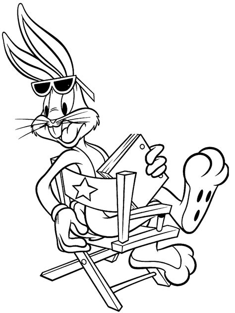 printable bugs bunny coloring pages  kids