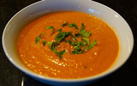 Healthy And Gourmet Spicy Tomato Soup