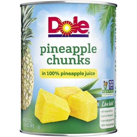 Dole Pineapple Chunks 20 Oz Instacart