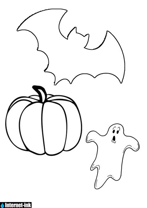 Printable Halloween Cut Out Decorations Internet Ink Ukup