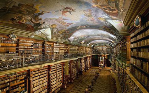 Grandiose Baroque Library In Prague Is A Stunning Kingdom For Books