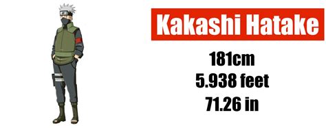How Tall Is Kakashi Uchiha Store