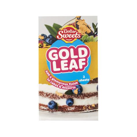 Buy Dollar Sweets Edible Gold Leaf 2 Each Coles