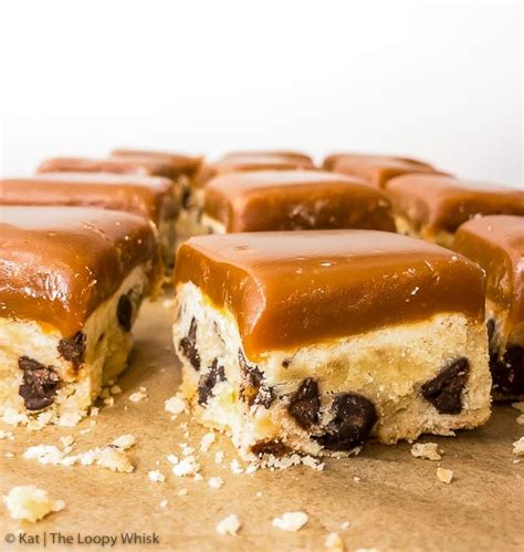 Salted Caramel Chocolate Chip Cookie Bars The Loopy Whisk