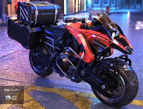 Cyberpunk Motorcycle 3d Models For Daz Studio And Poser