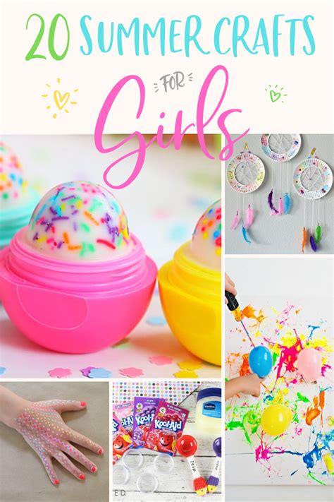 20 Easy Diy Crafts For Girls Summer Crafts Diy Summer Crafts Crafts For Teens
