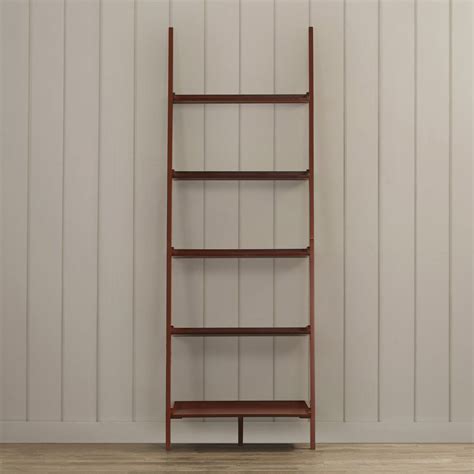 Gilliard Ladder 72 Leaning Bookcase Leaning Bookcase Ladder Bookshelf