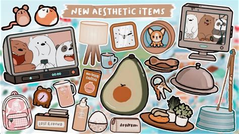 AESTHETIC ITEMS IN TOCA LIFE WORLD 50 OFF