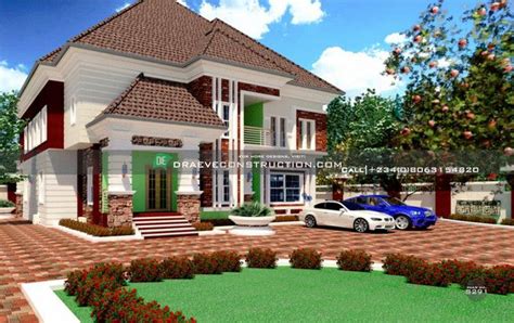Bungalow With Penthouse Building Plan Designs In Nigeria Draeve