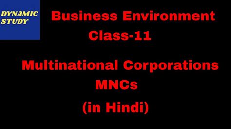 Multinational Corporations Mncs Nature Features Merits And